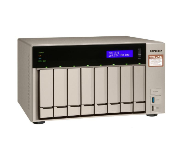 QNAP TVS-873e-4G 8x0HDD 4GB 4x3.4Ghz 2xM2 4xGbE PCIe - 1460541 - zdjęcie 3